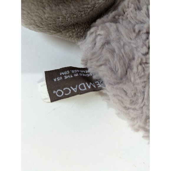 DEMDACO  sheep lamb lovey  plush toy stuffed animal 14 inch gray  rattle - Picture 9 of 9